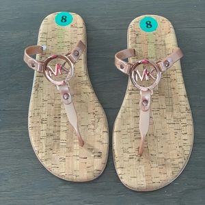 Michael Kors MK Charm Jelly Flip Flop